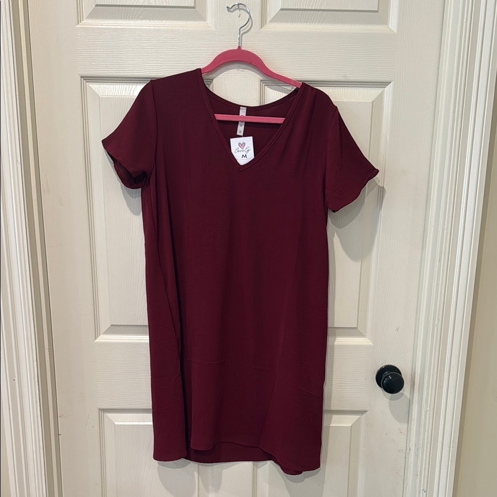 Mts NWT maroon dress, medium 🔵